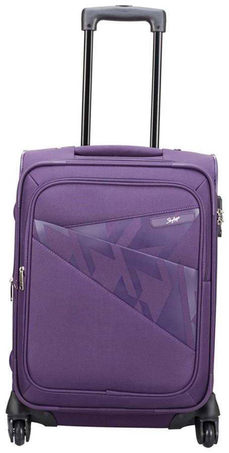

Skybags Cabin Size Soft Luggage Bag ( Purple 4 Wheels )