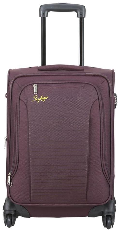 

Skybags Cabin Size Soft Luggage Bag ( Red 4 Wheels )