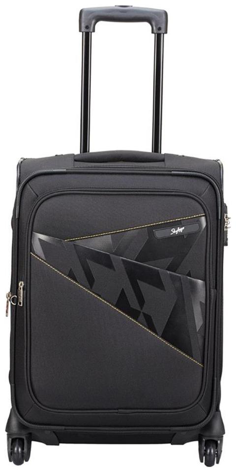 

Skybags Cabin Size Soft Luggage Bag ( Black 4 Wheels )