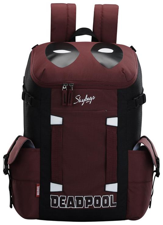 

Skybags MARVEL EXTRA DEADPOOL RED SCHOOL BACKPACK 23L Backpack