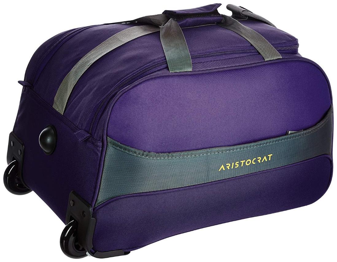

ARISTOCRAT Polyester Men Gym bag - Purple