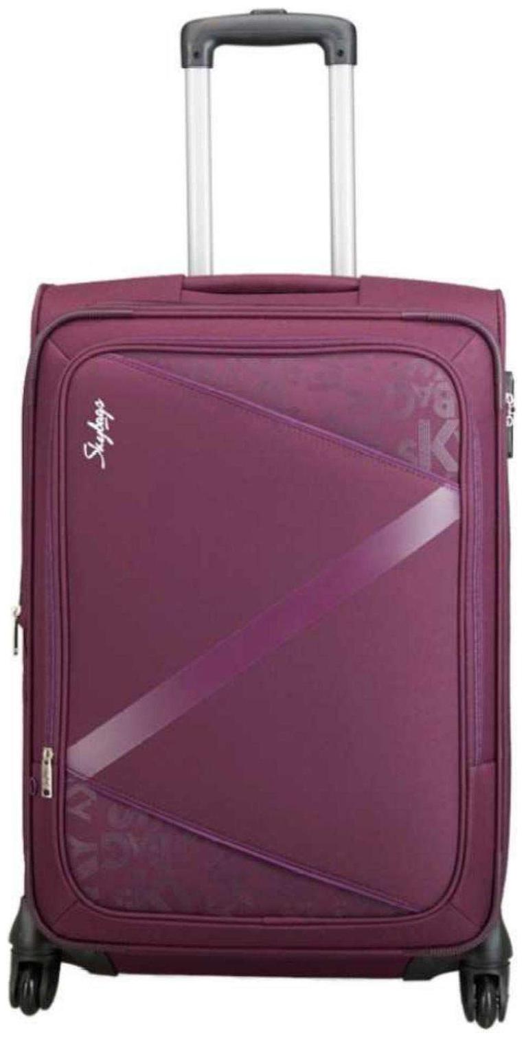 

Skybags Luggage Large Size Soft Luggage Bag ( Purple 4 Wheels )