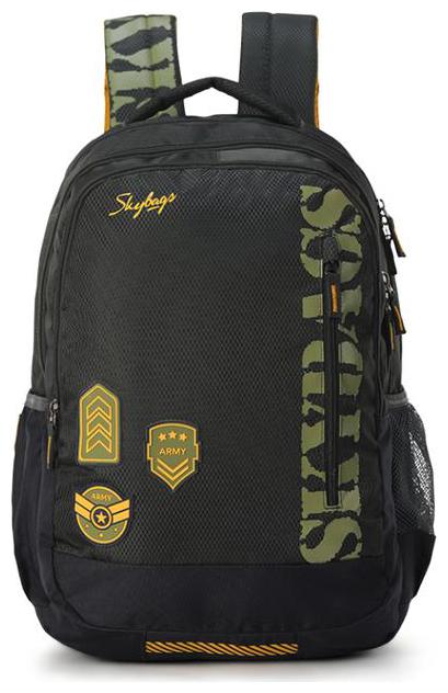 

Skybags Green Polyester Backpack
