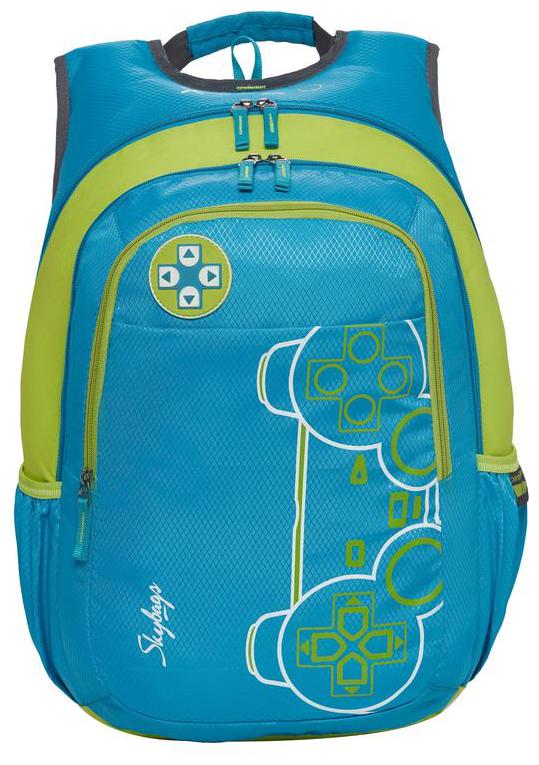 

Skybags Blue Polyester Backpack