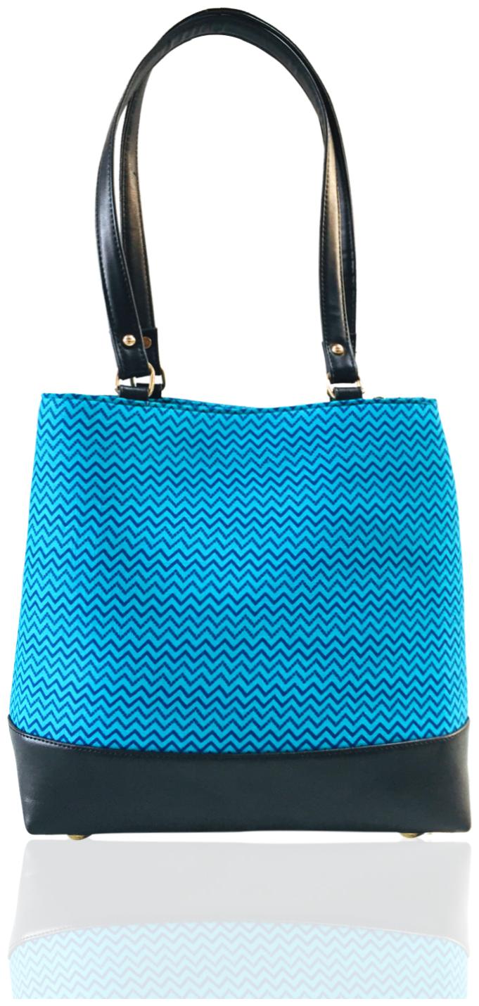 

SlayZo Blue Fabric Handheld Bag