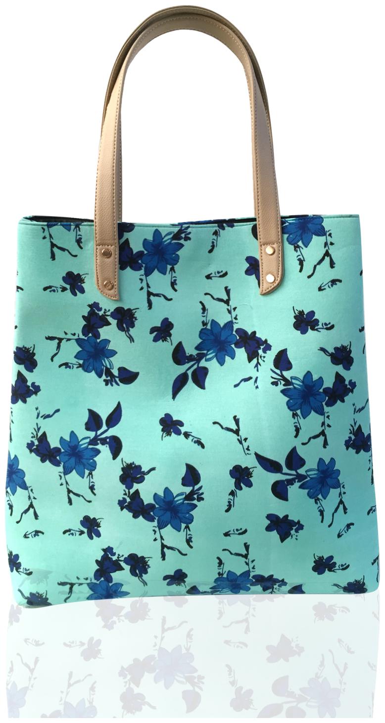 

Slayzo Stylish Blue Tote Bag For Women Girls (SLB319S)