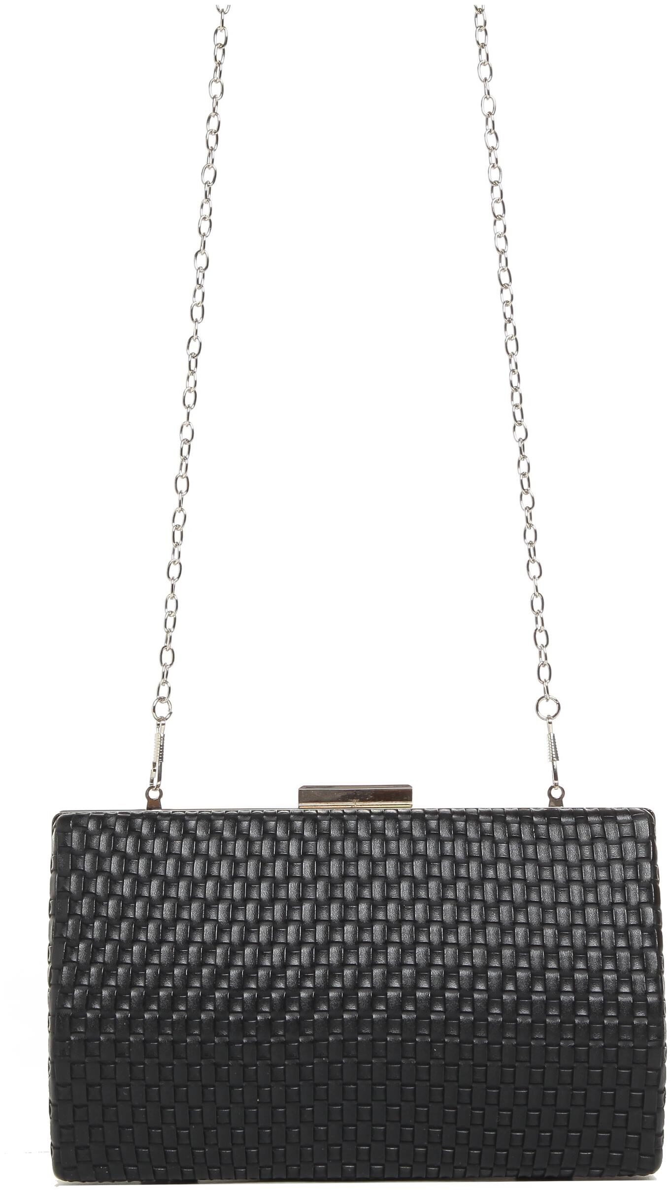 

Small-texture elegent Black Party Clutch