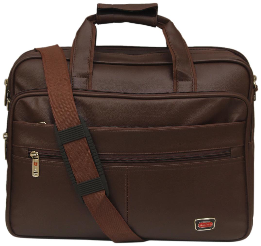 

KIM BAG HOUSE Brown Faux leather Messenger bag