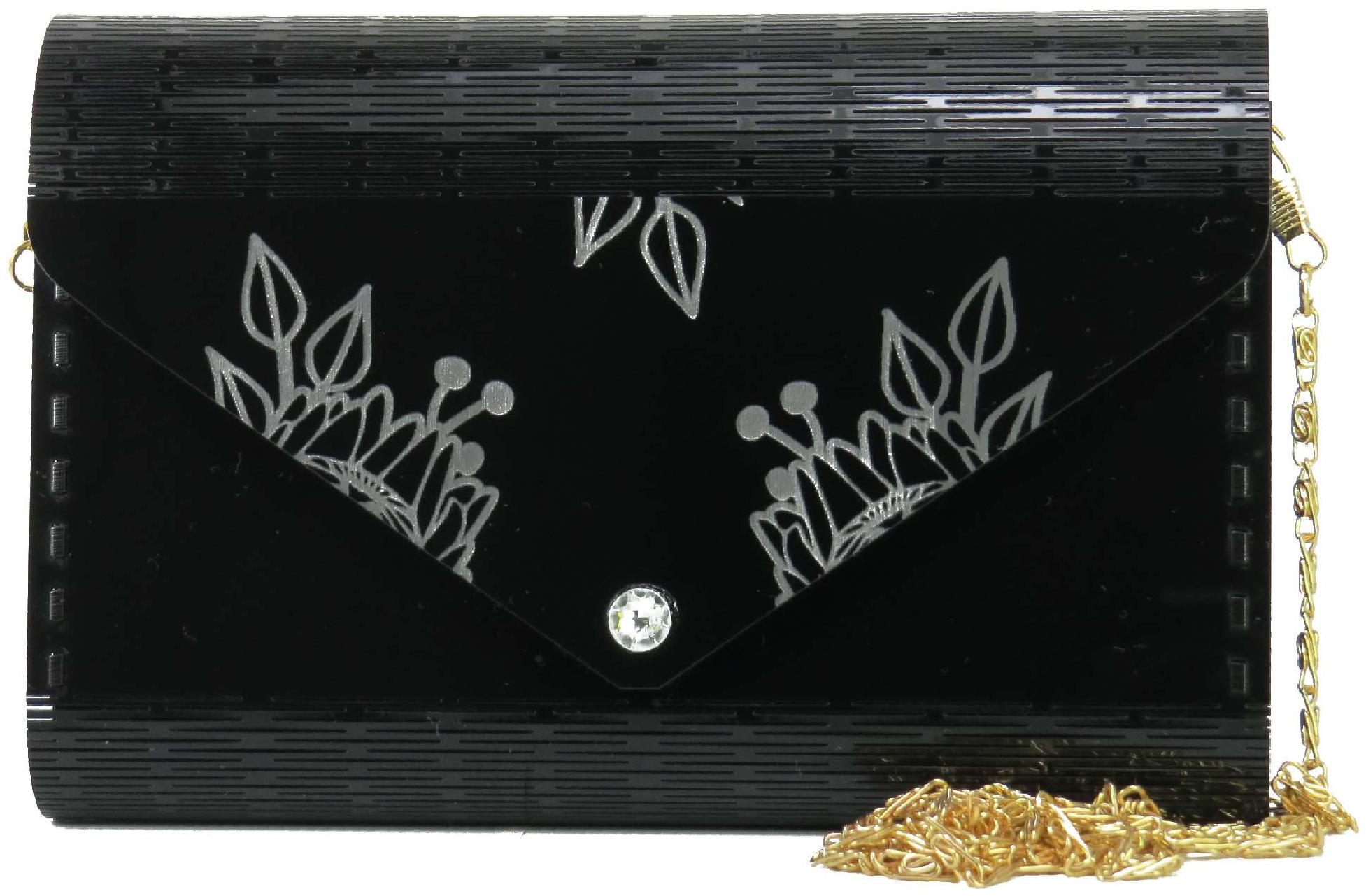 

Snooky Designer Hand Work Acrylic Clutch Box (7X5X1 5) Inches