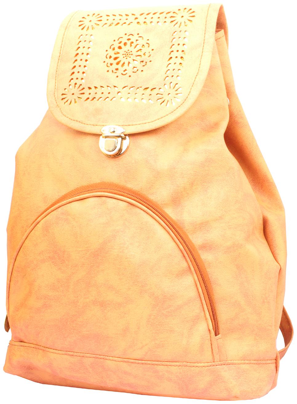 

SPERO Brown PU Backpack