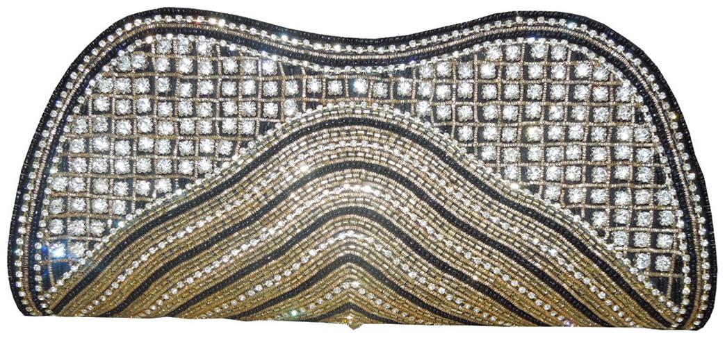 

Spice Art Women Black Canvas Clutch