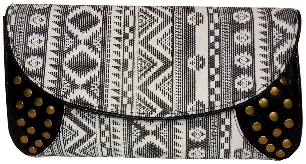 

Spice Art Women Black Canvas Clutch