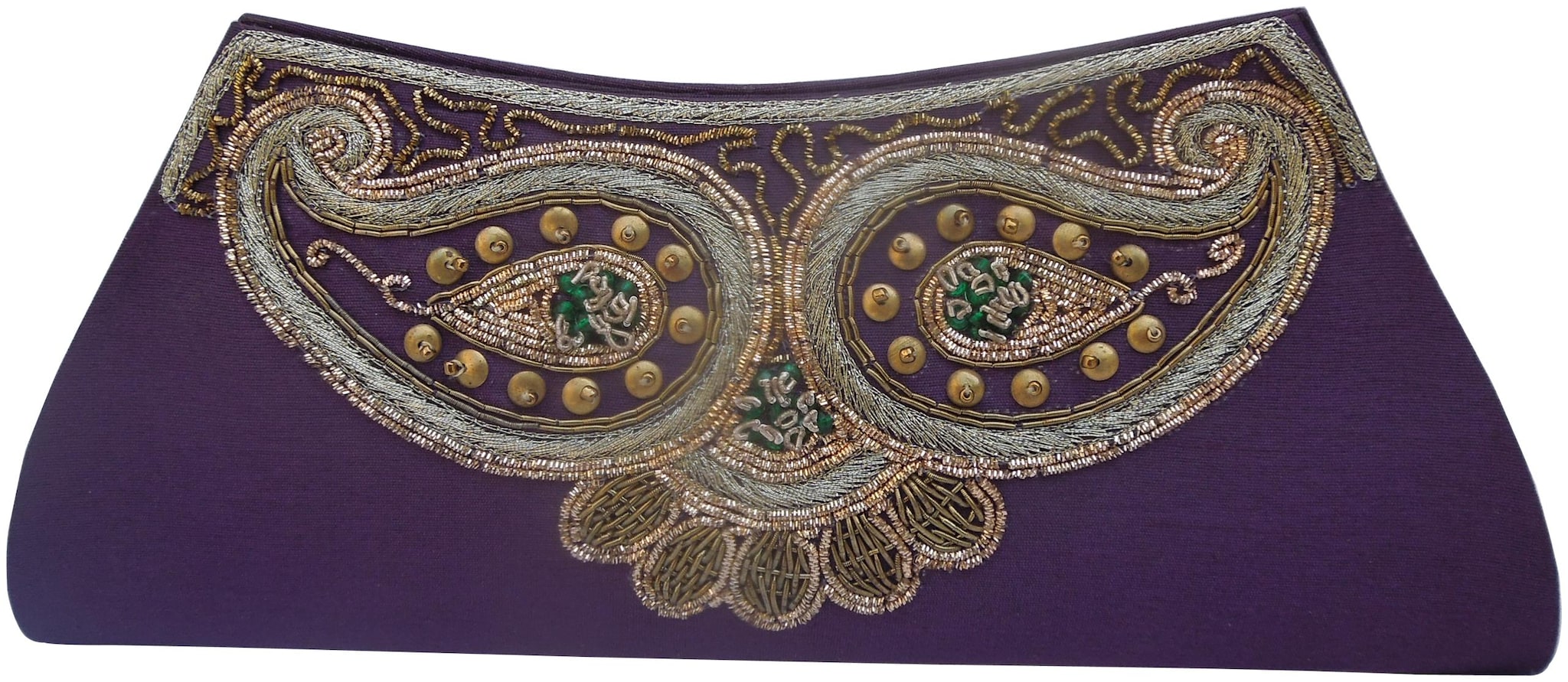 

Spice Art Women Purple Jute Clutch