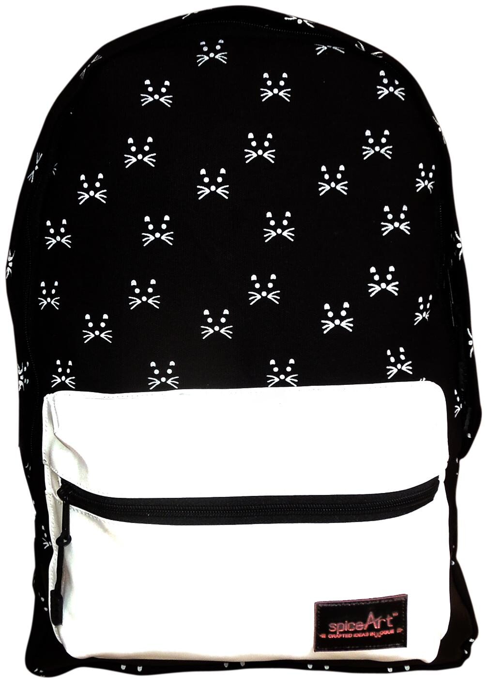 

Spice Art Black Canvas Backpack