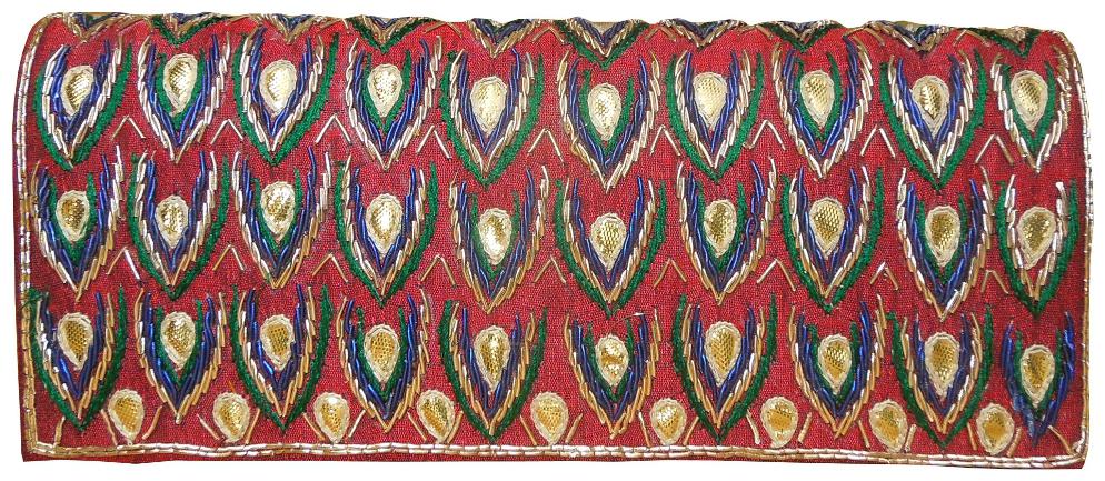 

Spice Art Women Maroon Wool Clutch