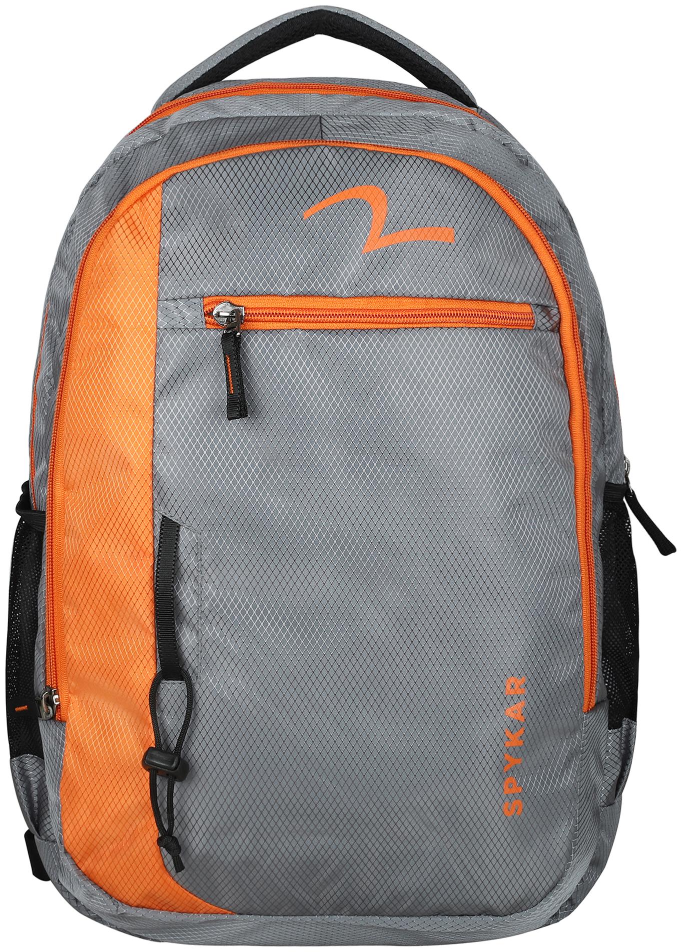 

Spykar Orange Polyester Backpack