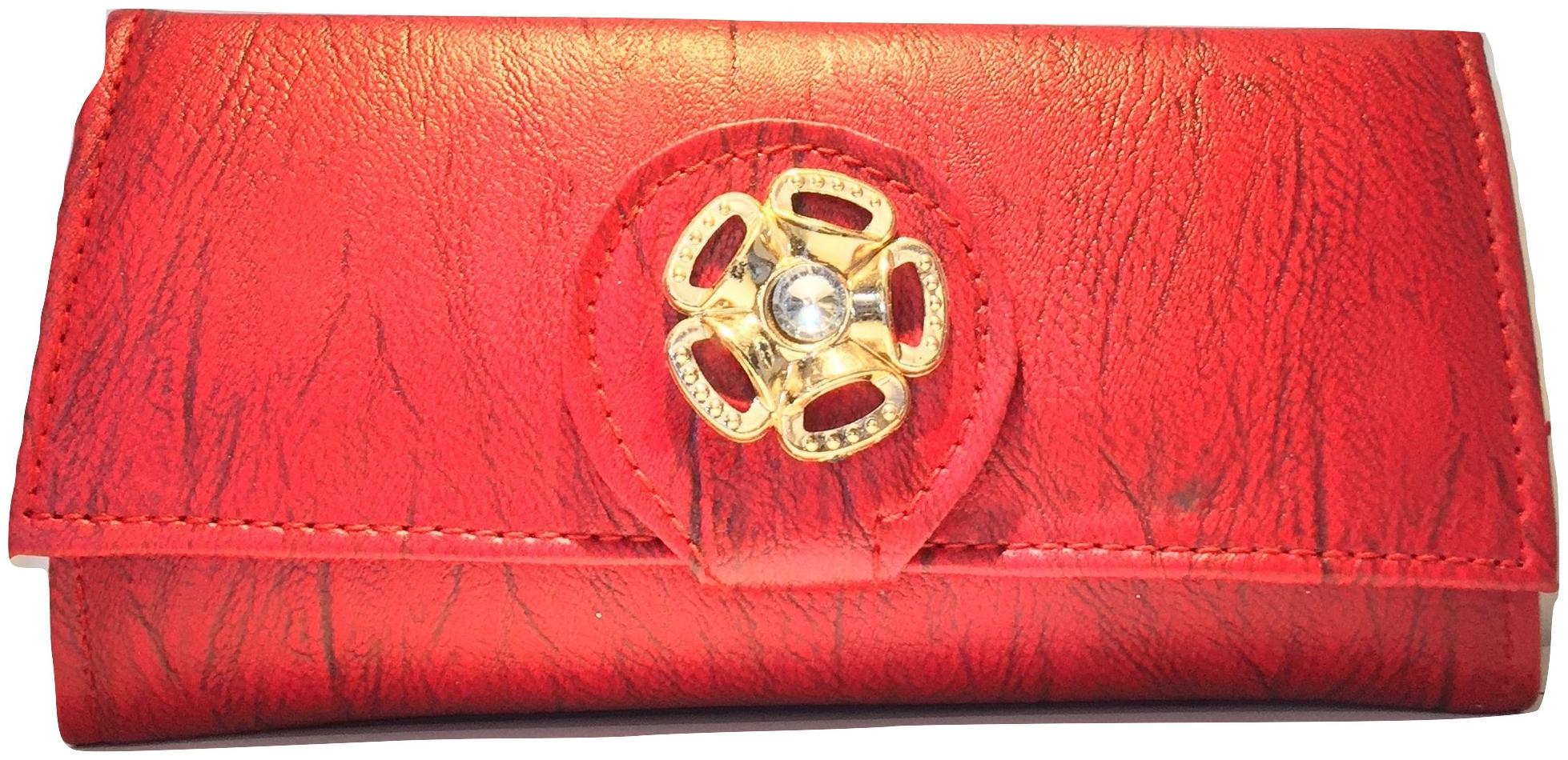 

STILVOLL Women Red PU Wallet