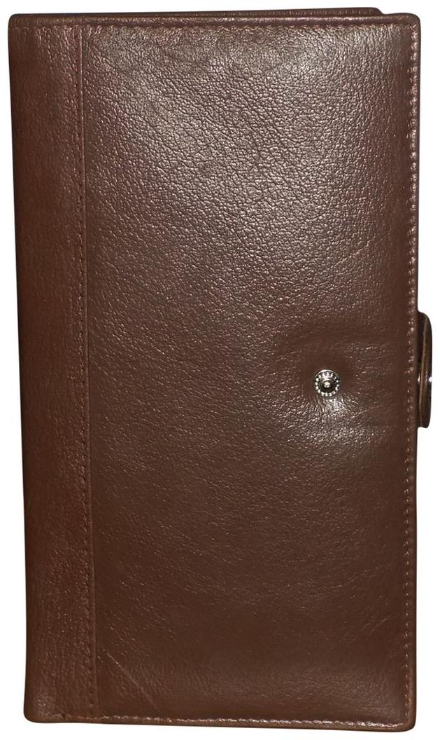 

Style 98 Brown Premium Quality Leather Card Holder Passport Wallet For Men and Women