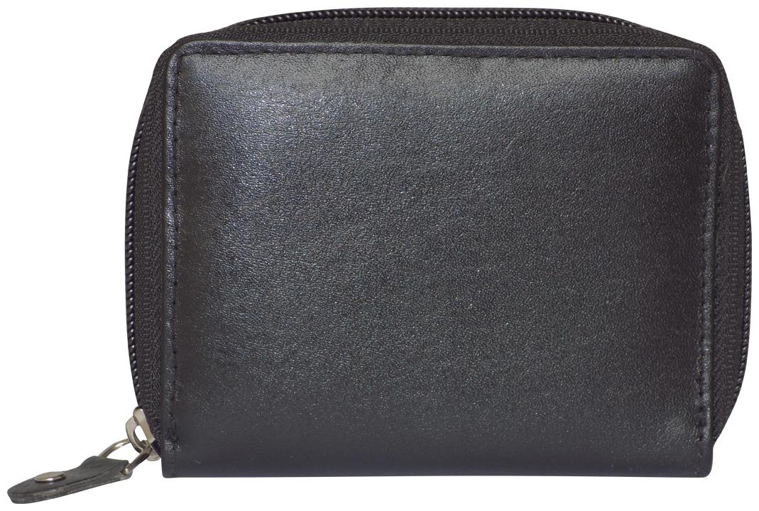 

STYLE SHOES 98 Women Black Leather Wallet