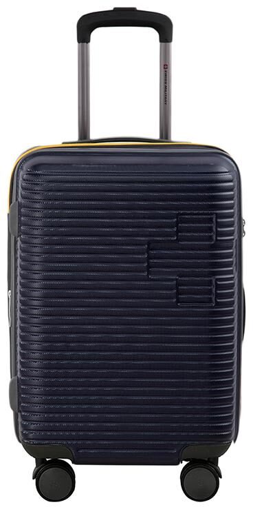

Swiss Military Small Size Hard Luggage Bag ( Blue 8 Wheels )