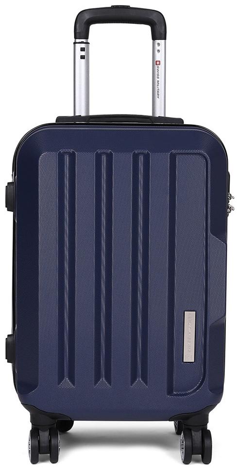 

Swiss Military HTL81 Hard Luggage Cabin Size Hard Luggage Bag ( Blue 8 Wheels )