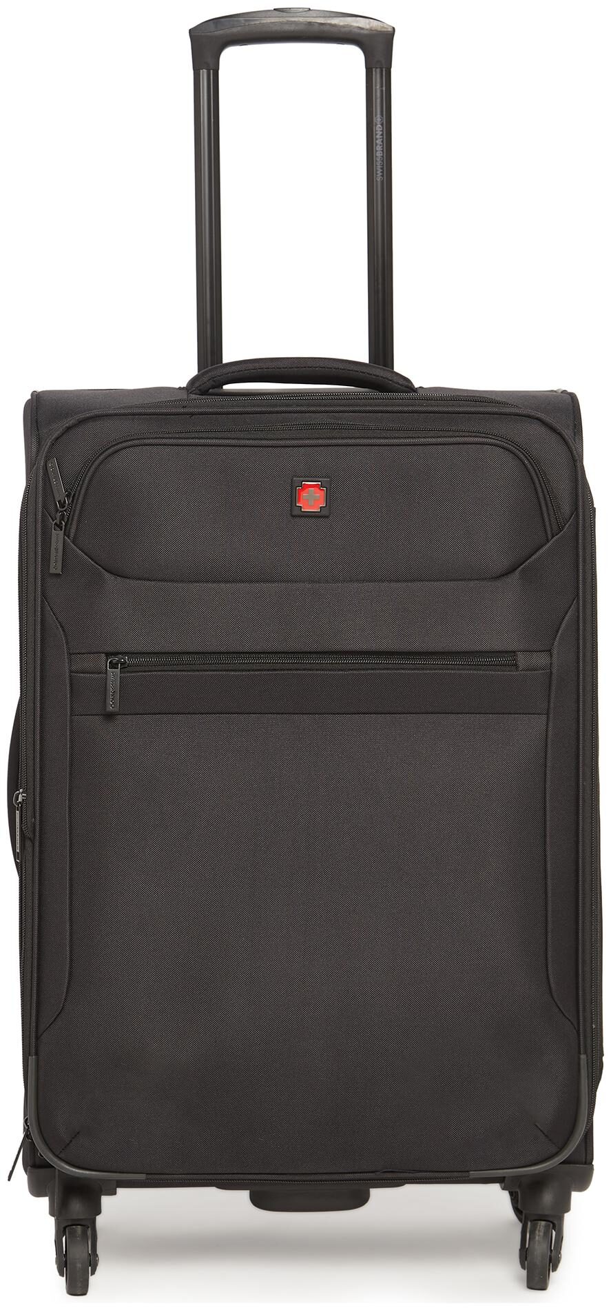 

SWISSBRAND Hamilton Soft Body Medium Black Trolley Bag (TSSCHAM001M)