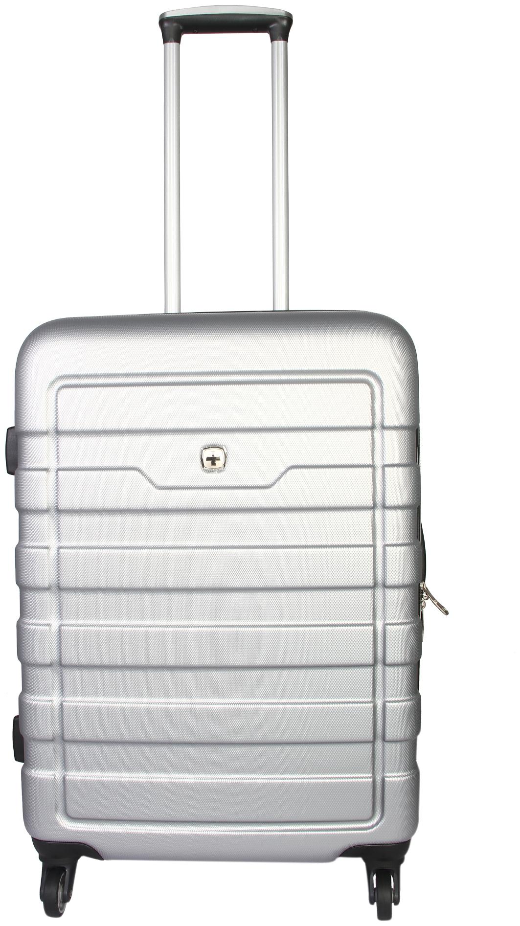 

SWISSGEAR 6581-Collection Medium Size Hard Luggage Bag ( Silver 4 Wheels )