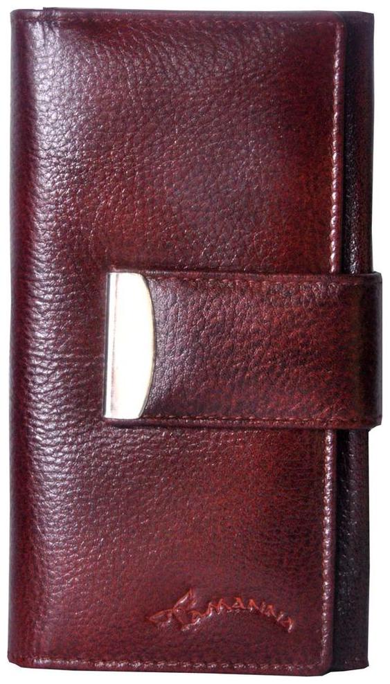

Tamanna Women Brown Leather Clutch