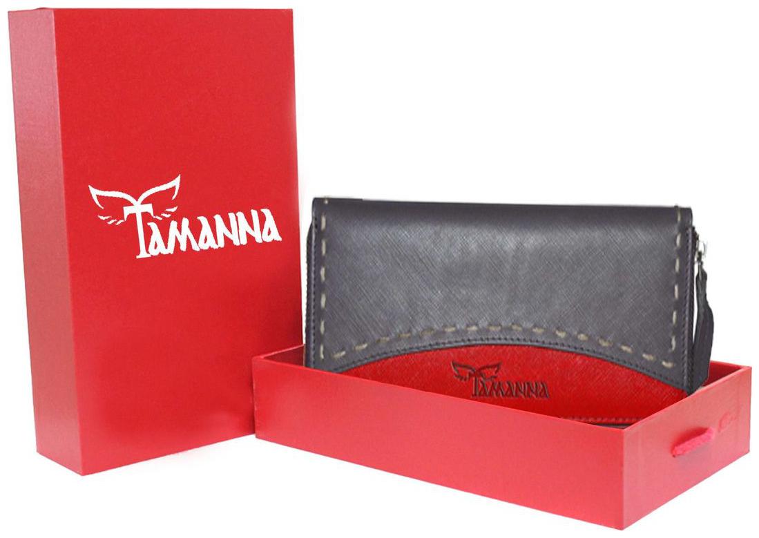 

Tamanna Women Purple Leather Clutch