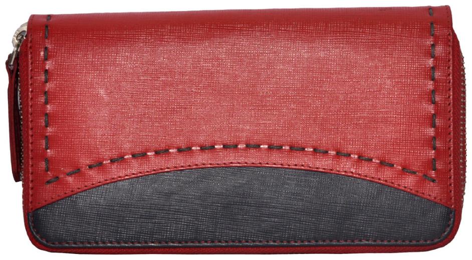 

Tamanna Women Red Leather Wallet