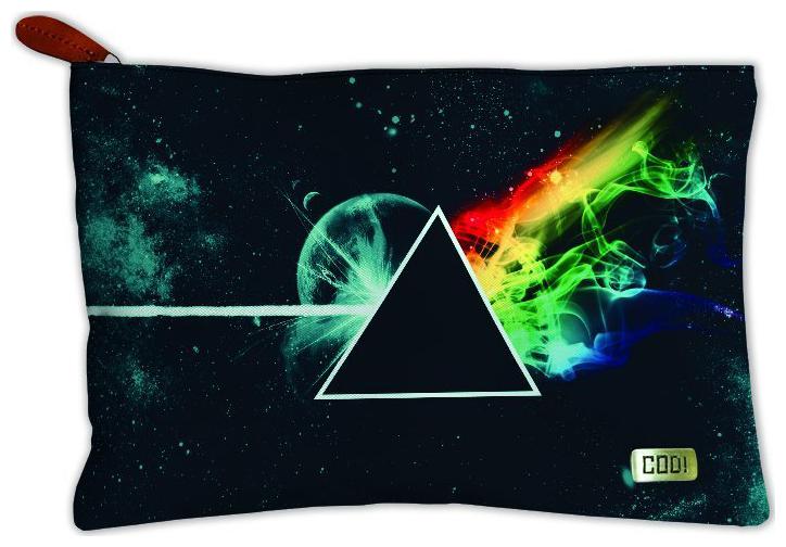 

Techbyte Digitally Printed Multipurpose Zipper Pouch Cosmetic Bag Travel Case For Girls Women and Gift Purpose (Black Galaxy Print)