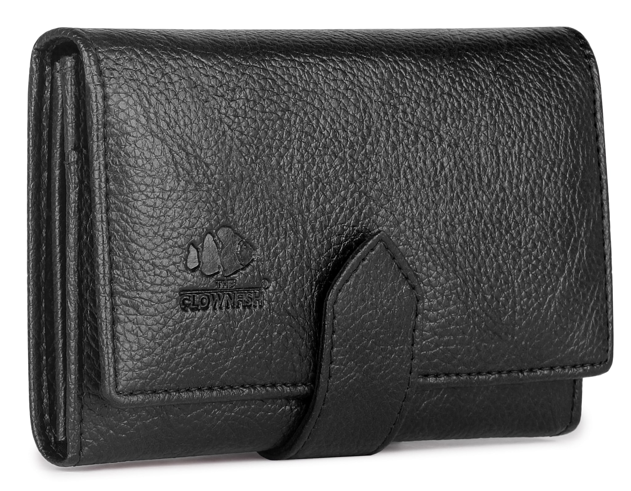

The Clownfish Duchess Series Women s Wallet Ladies Purse Women Clutches Wallet Credit Card And Money Holder (Black)