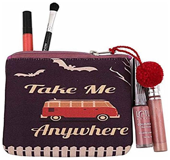

The Crazy Me Take Me Anywhere Make Up Coin Pouch