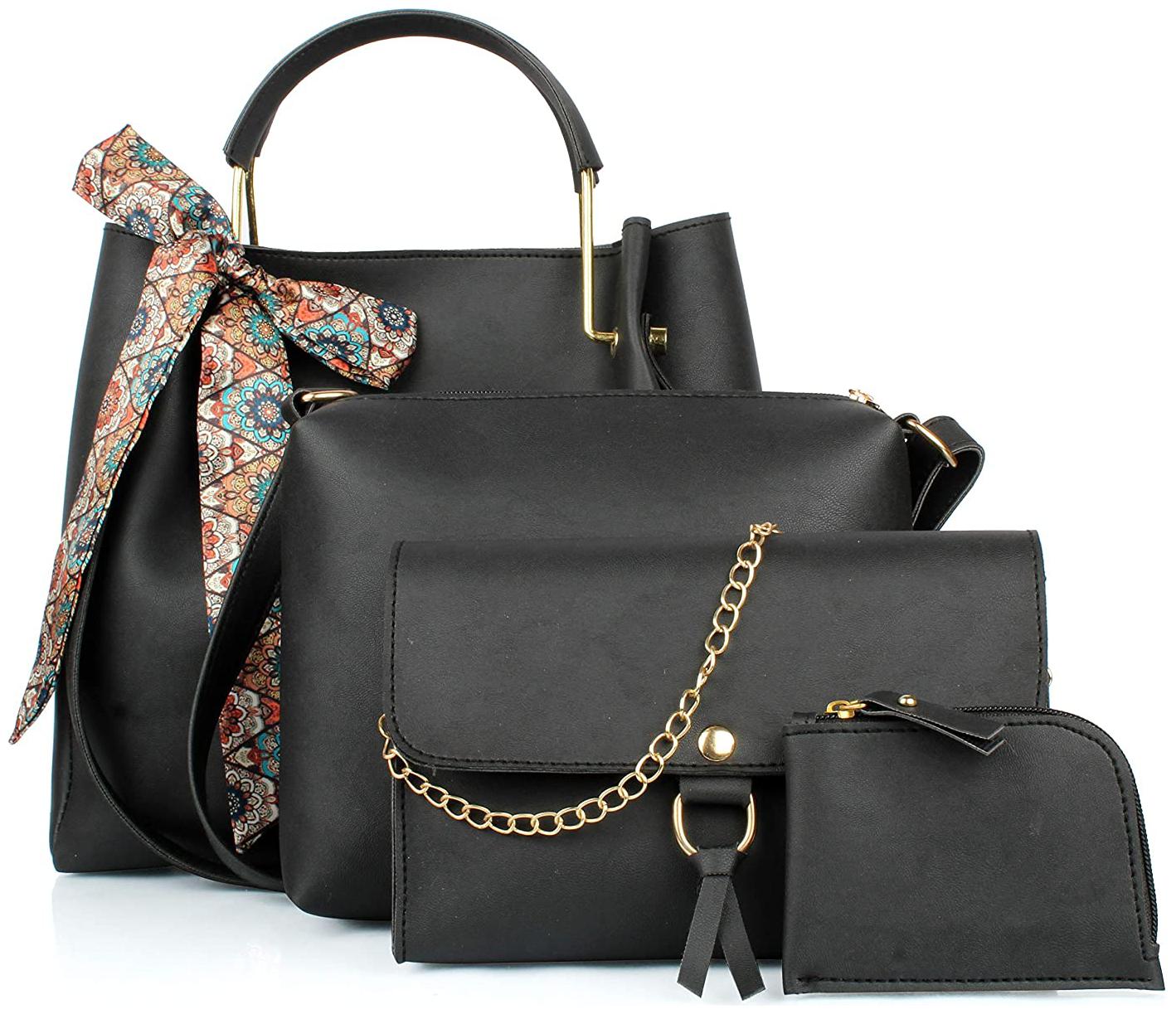

The Mini NEEDLE Black PU Shoulder Bag