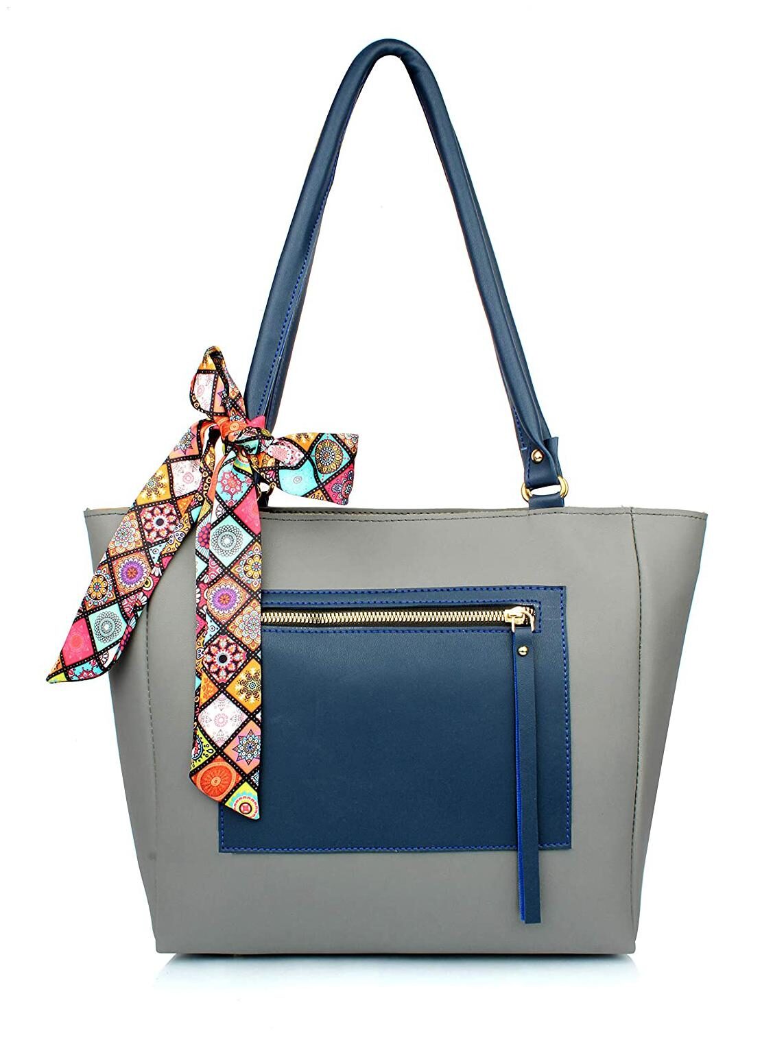 

The Mini NEEDLE Grey PU Shoulder Bag