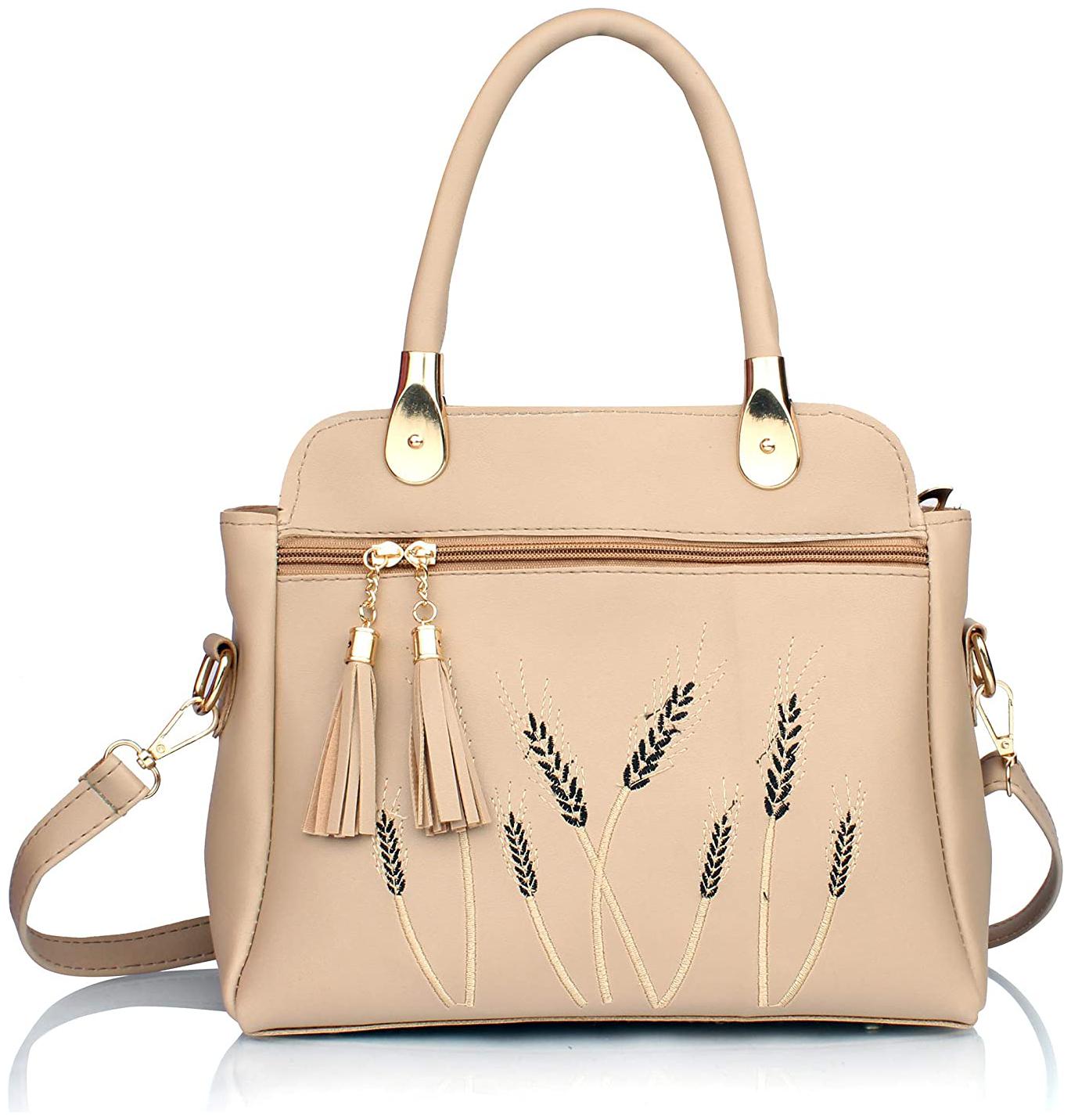 

The Mini NEEDLE Cream PU Handheld Bag