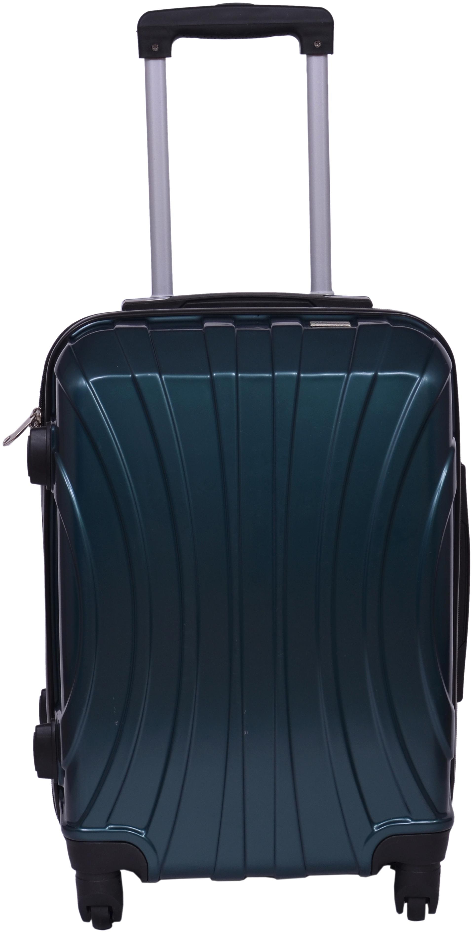 

TIMES BAGS Cabin Size Hard Luggage Bag ( Green 4 Wheels )