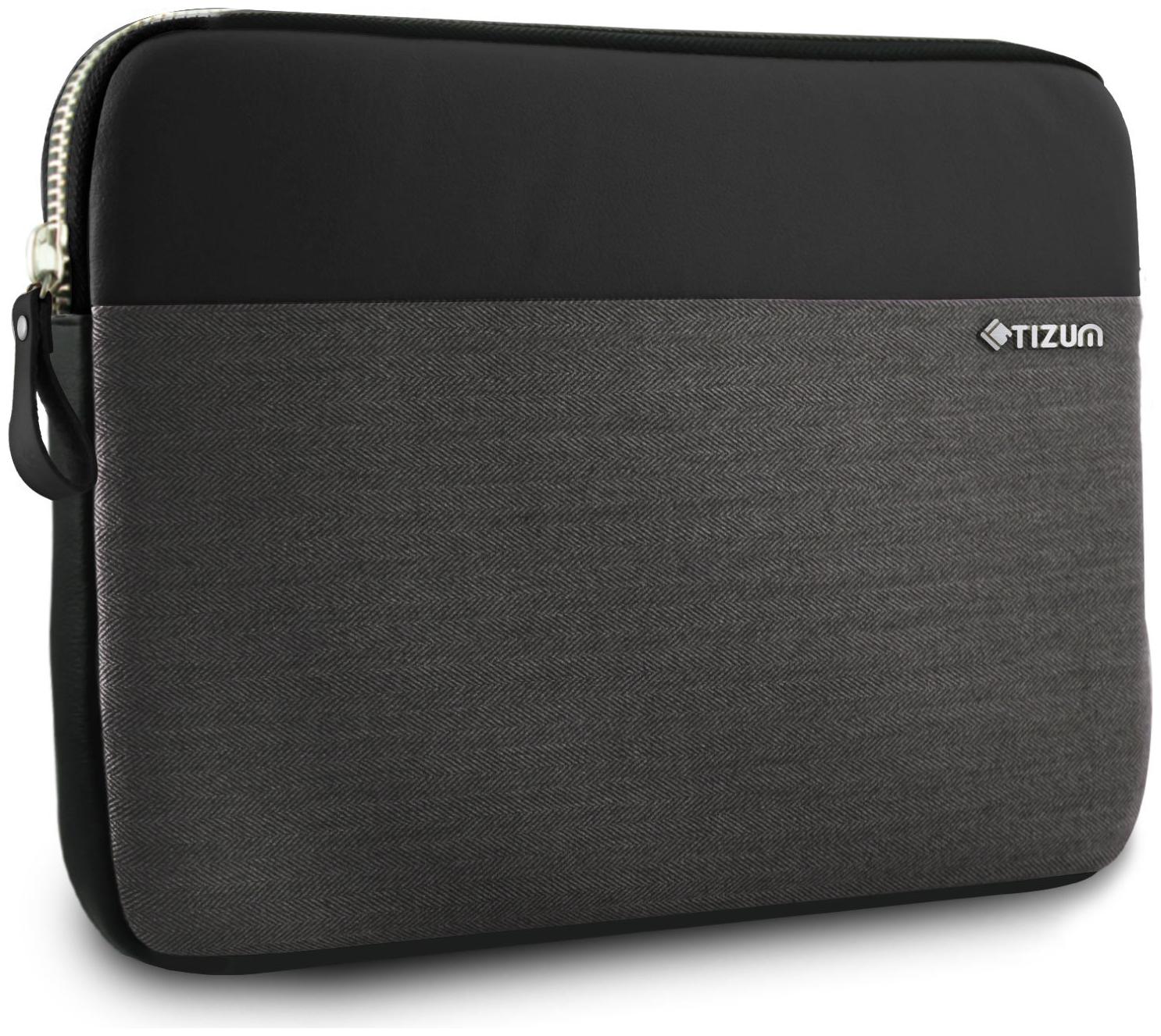

Tizum TM-TF-11-BLK-GRY Laptop sleeve Up to 12 inch Laptop