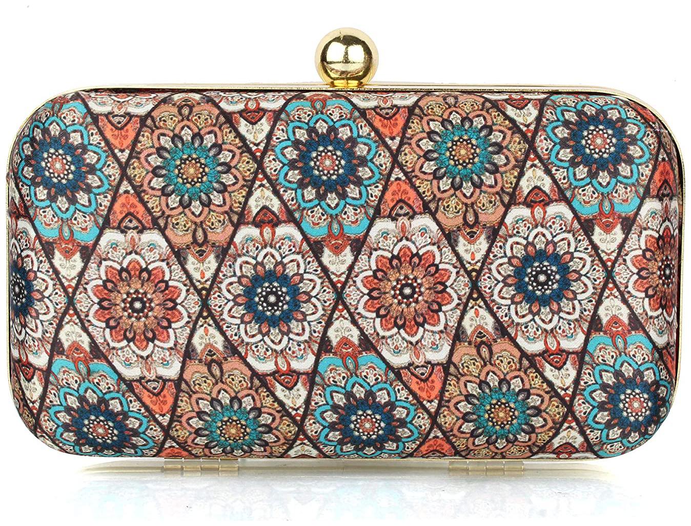 

The Mini NEEDLE Women Multi Fabric Clutch