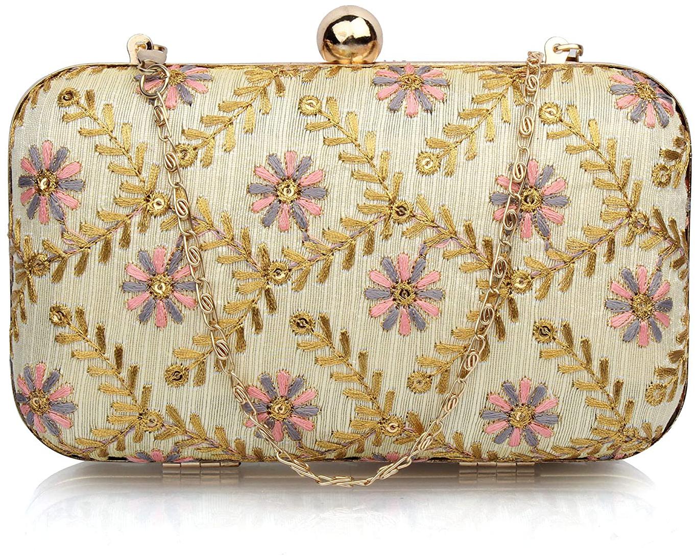 

The Mini NEEDLE Women Grey Fabric Clutch