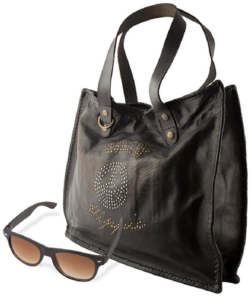 

Trysco Black Leather Backpack