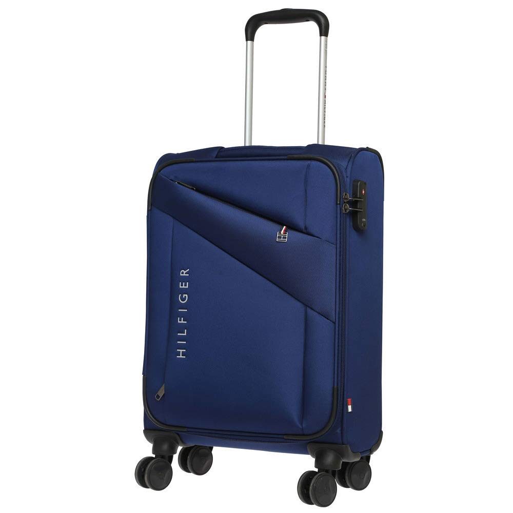 

Tommy Hilfiger Seattle Medium Size Soft Luggage Bag ( Navy 4 Wheels )