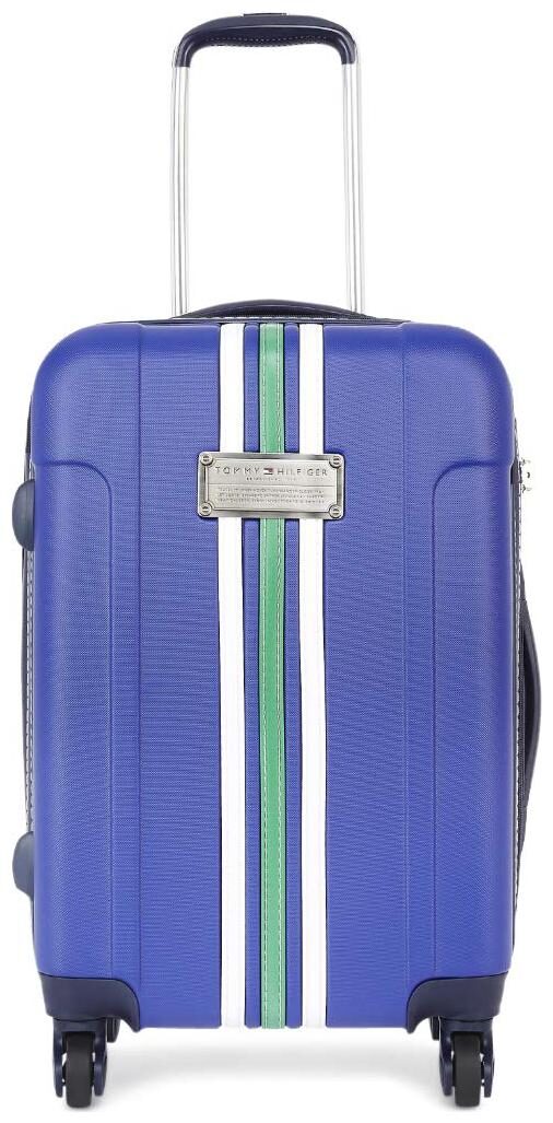 

Tommy Hilfiger Wembledon Plus Cabin Size Hard Luggage Bag ( Blue 4 Wheels )