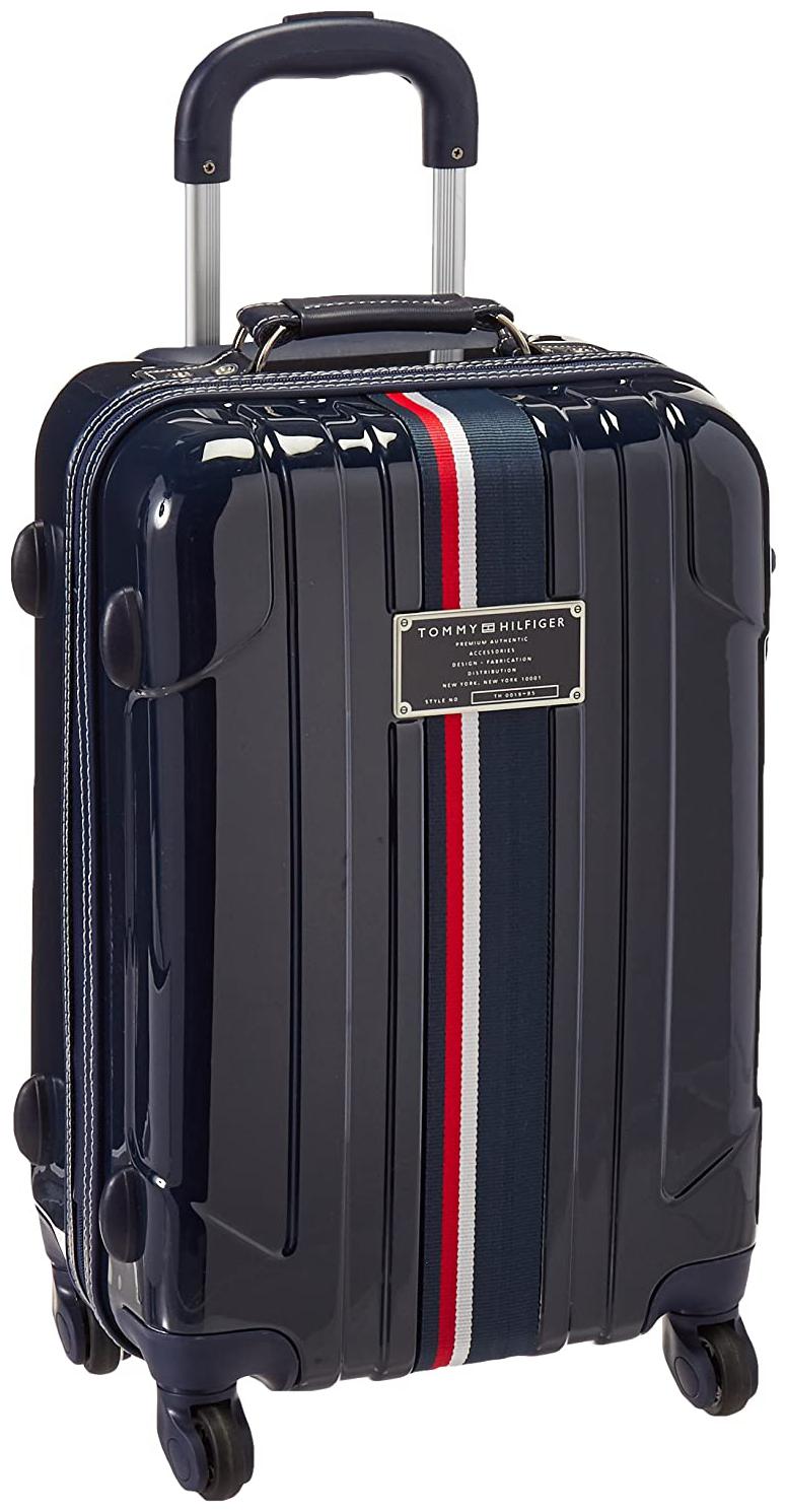 

Tommy Hilfiger Lochwood Pro Large Size Hard Luggage Bag ( Blue 4 Wheels )