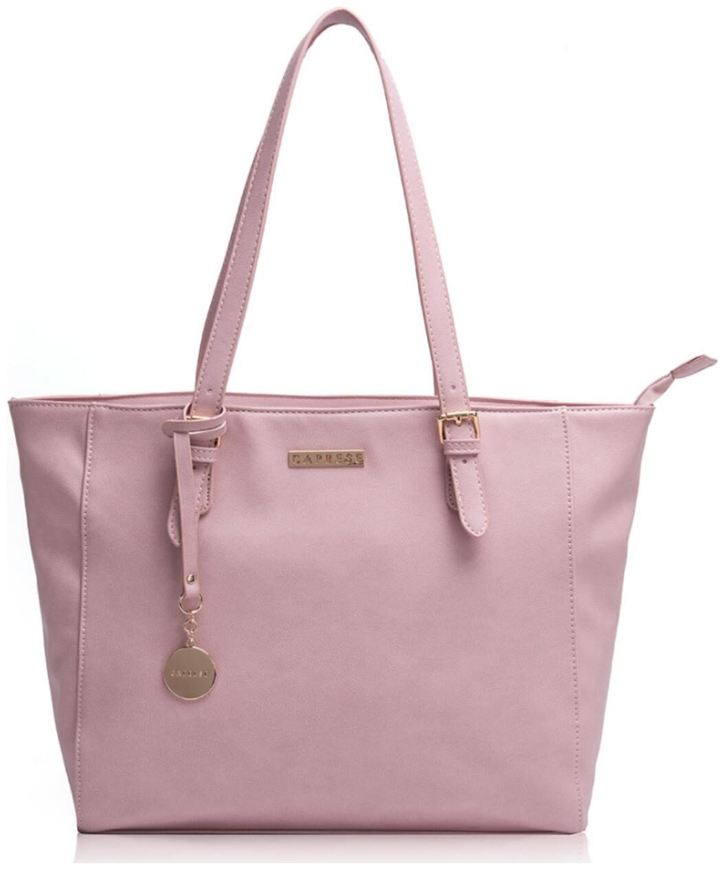 

CAPRESE Women Solid Faux Leather - Tote Bag Pink
