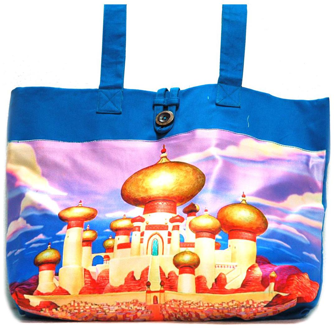 

Arabian Nights Green Tote Shoulder Bag