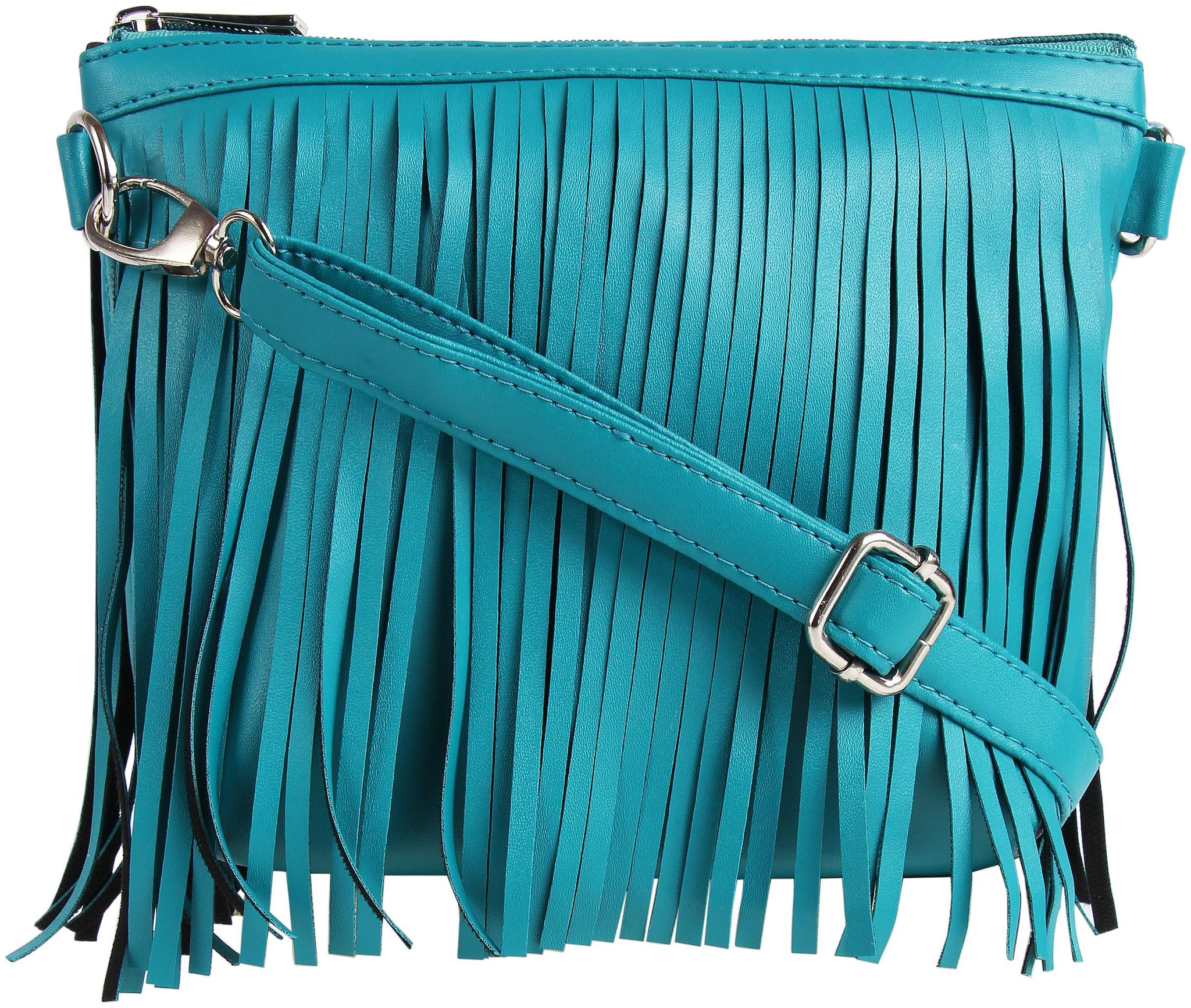 

Toteteca Bag Works Blue Faux Leather Solid Sling Bag