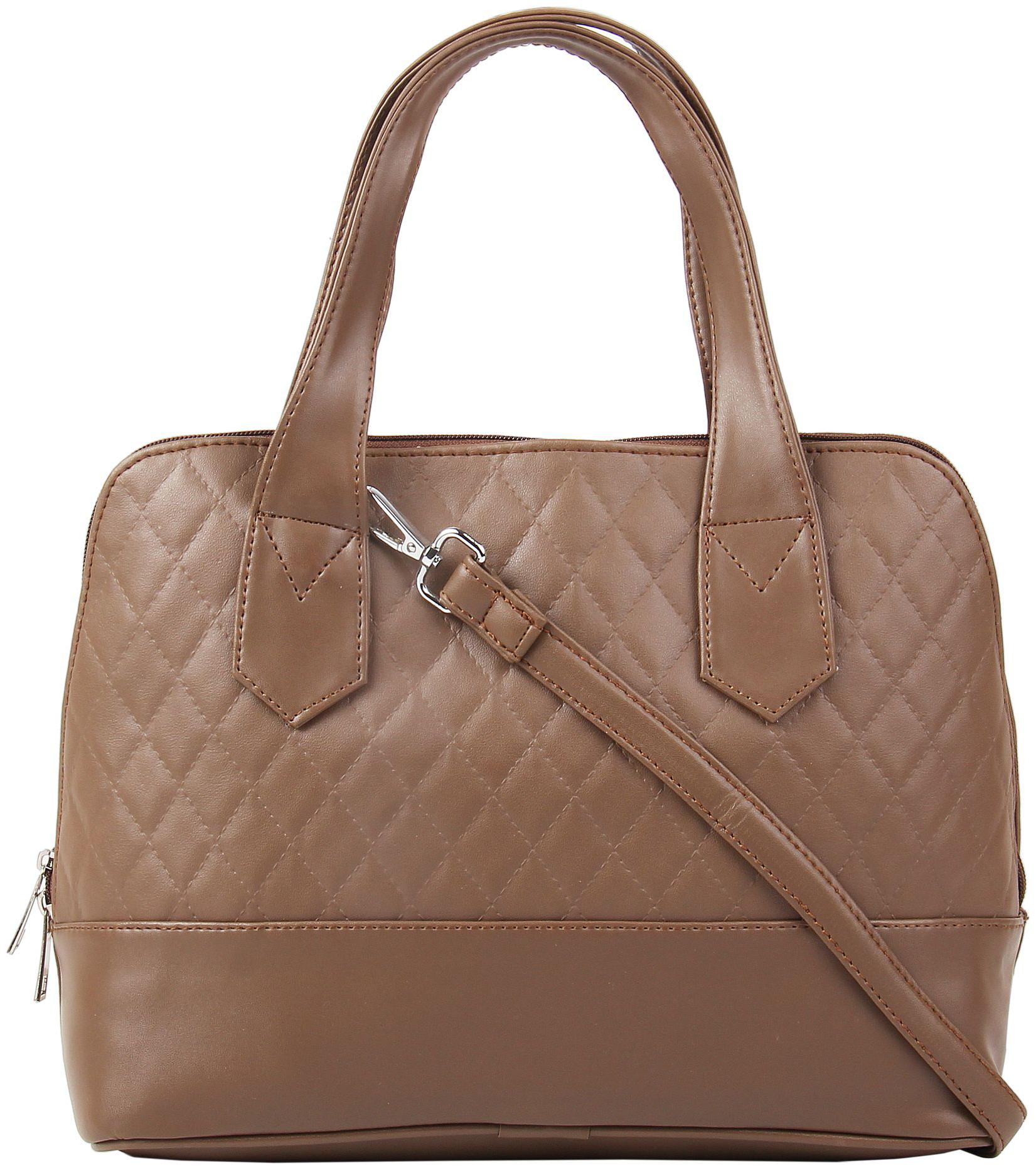 

Toteteca Bag Works Beige Faux Leather Shoulder Bag