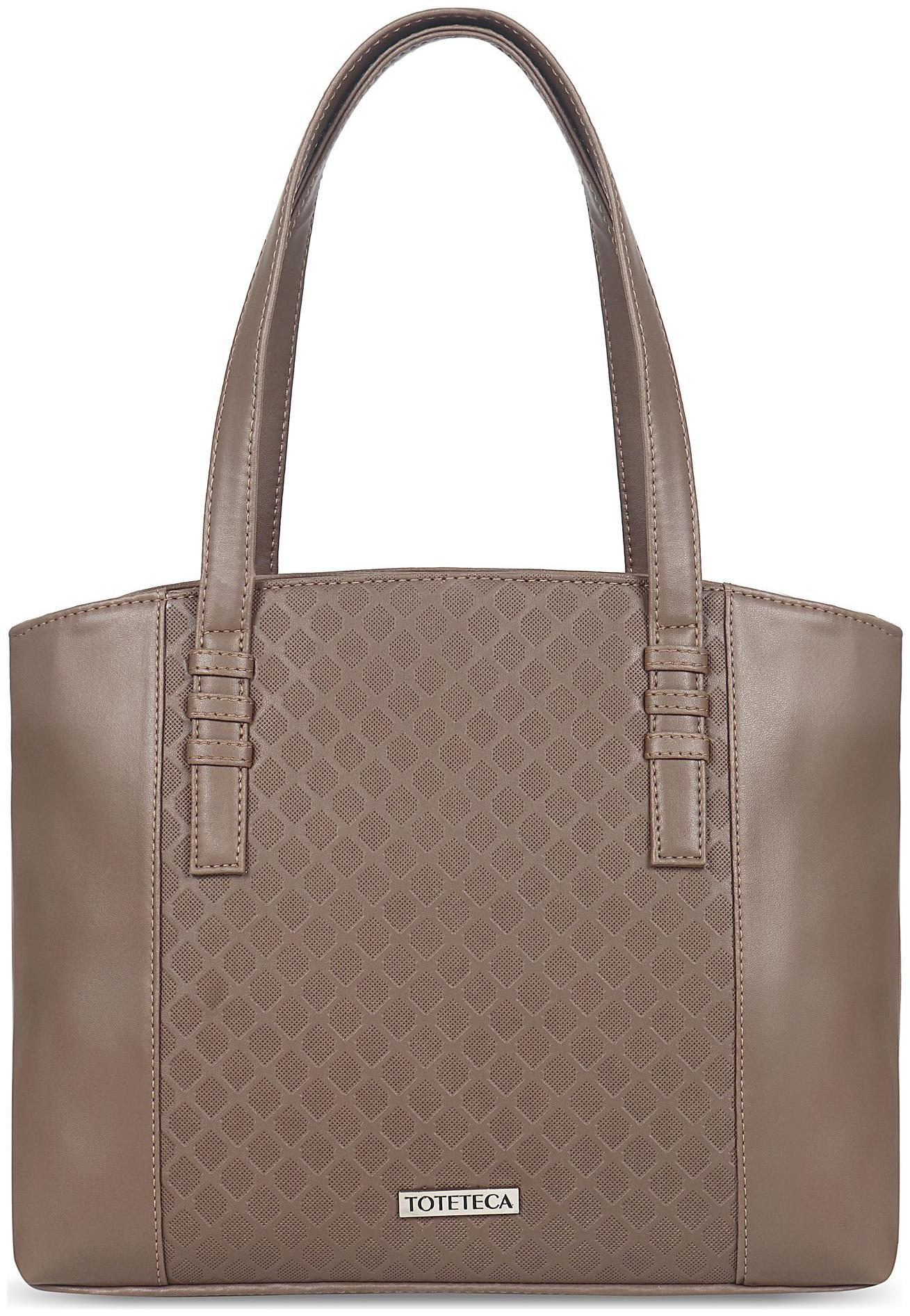 

Toteteca Bag Works Beige Faux Leather Shoulder Bag