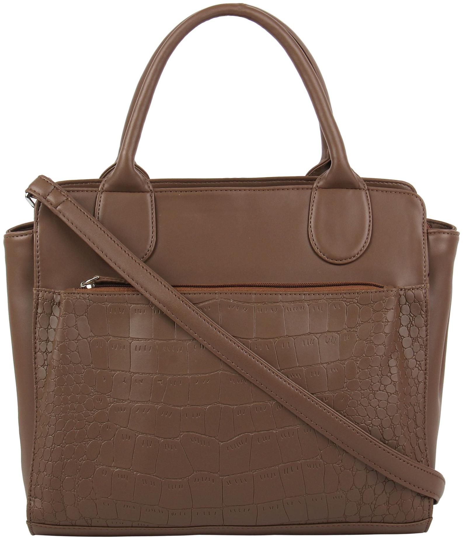 

Toteteca Bag Works Beige Faux Leather Shoulder Bag